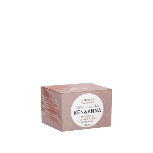 Ben and Ann daily care hand cream in cardboard box packaging