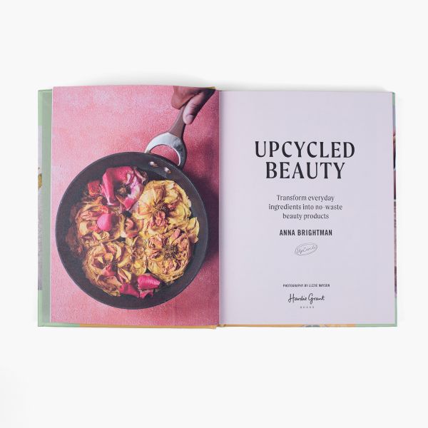 UpCycled beauty Book with book open