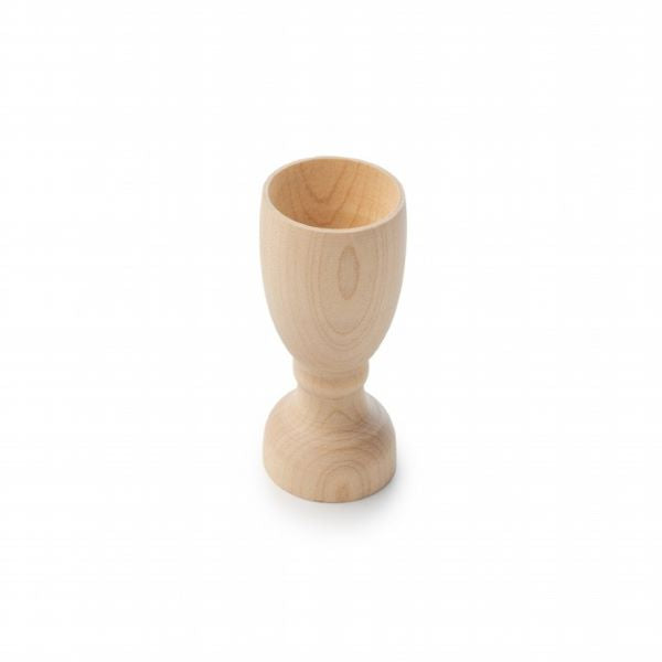 Wooden egg cup