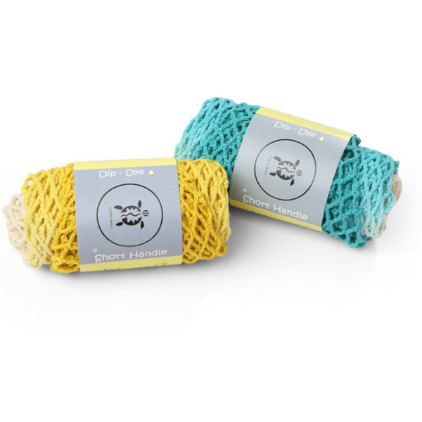 Dip dyed string bags