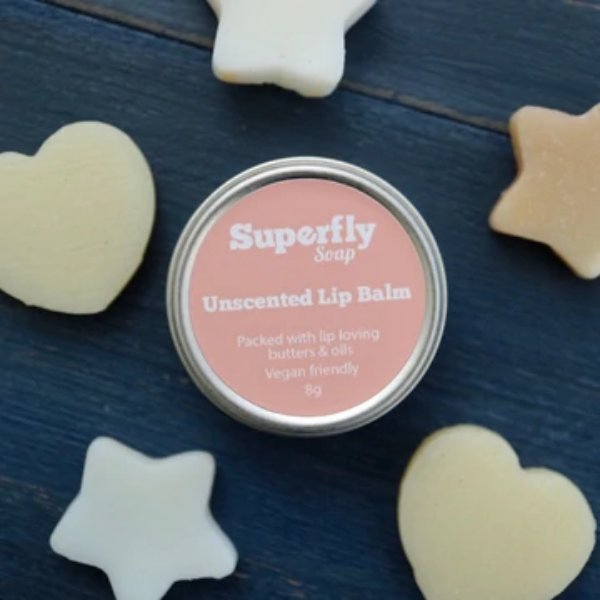 Superfly Soap eco friendly lip balm unscented