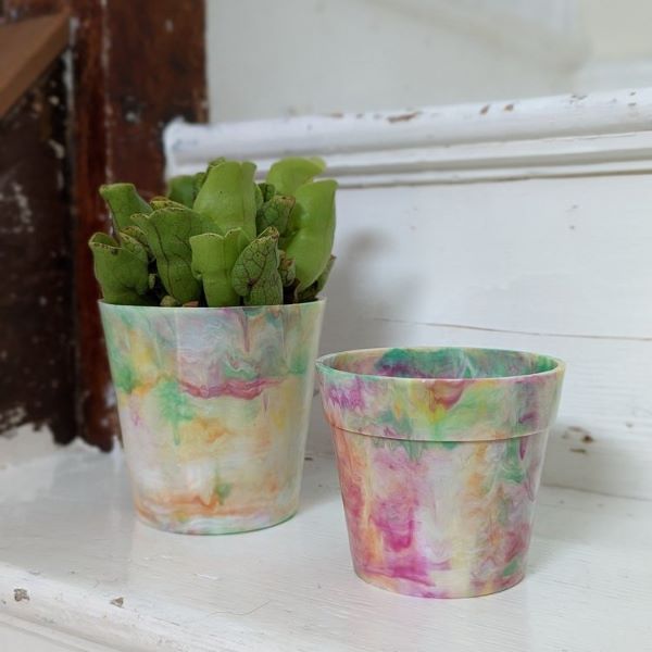 plant pots made from recycled plastic Plant pot made from 100% recycled plastic