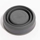 Collapsible cup 16oz shown in charcoal collapsed 