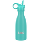 SHO eco-friendly reusable bottle Aqua 260ml shown with straw lid
