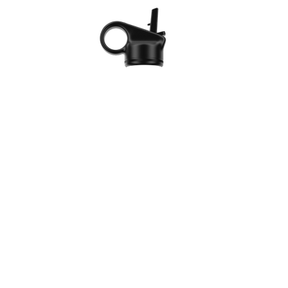 Black straw lid for 500ml SHO bottle