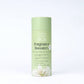 Green cardboard cylinder box labelled 'Simple Living Eco Fragrance Boosters' on a white background