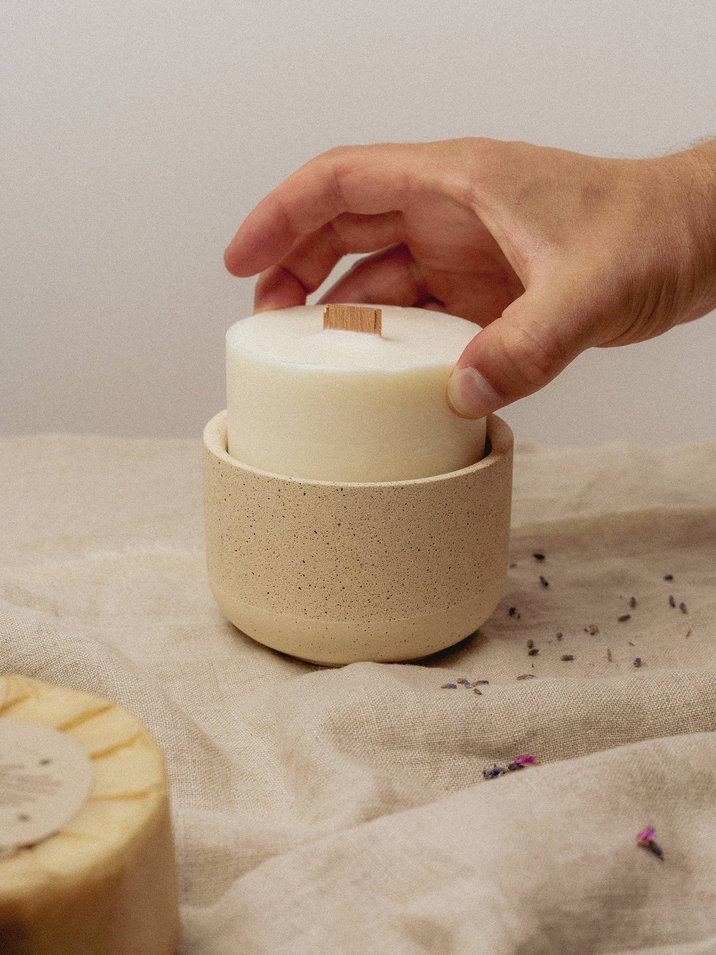 Soy wax candle refill