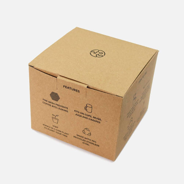 Reusable stainless steel coffee filter