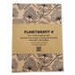 Planet Wrapit eco-friendly kraft wrapping paper with black floral design and PlanetWrapIt paper label.