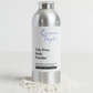 Corinne Taylor natural talc-free body powder in aluminium tin with powder alongside