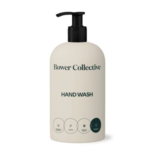 Bower Collective hand wash pump dispenser on a white background