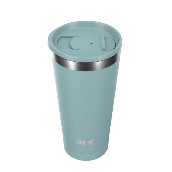 Reusable coffee cup Calix Arctic mist (an ice blue shade)