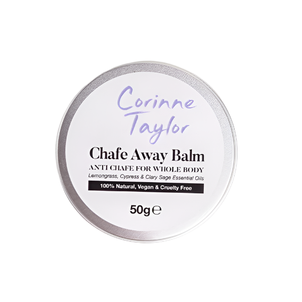 Corinne Taylor Chafe Away balm in aluminium tin