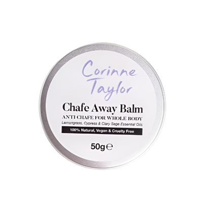 Corinne Taylor Chafe Away balm in aluminium tin