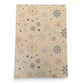 PlanetWrapIt recycled kraft wrapping paper in Christmas Snowflakes (brown paper with printed colourful snowflakes
