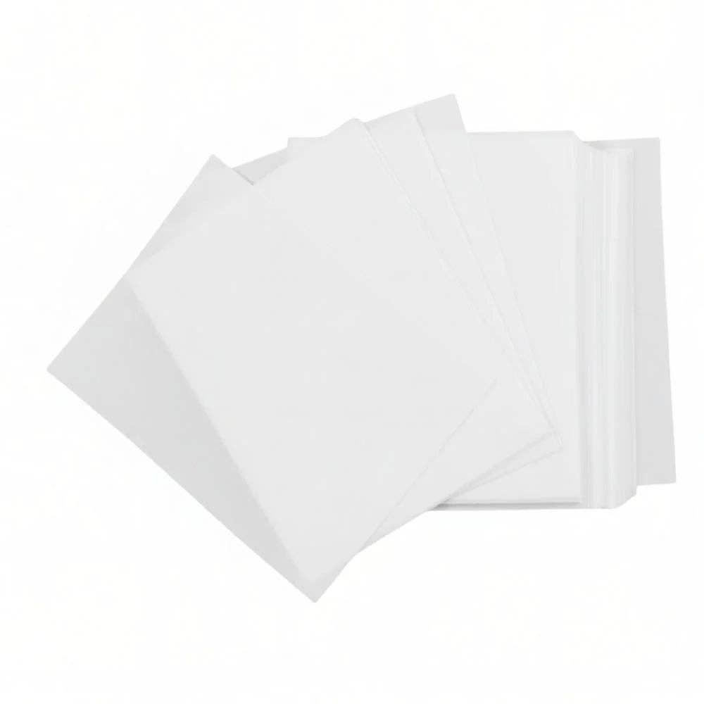 White dishwasher sheets on a white background