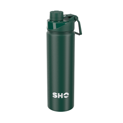 SHO sports bottle in forest green colour
