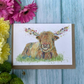 Eco card Hagrid the Highland Cow