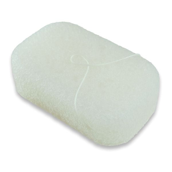 Friendly Soap konjac sponge on white background