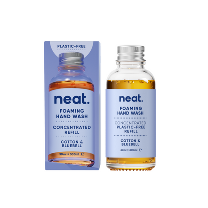 Neat foaming handwash refill bottle Cotton and bluebell