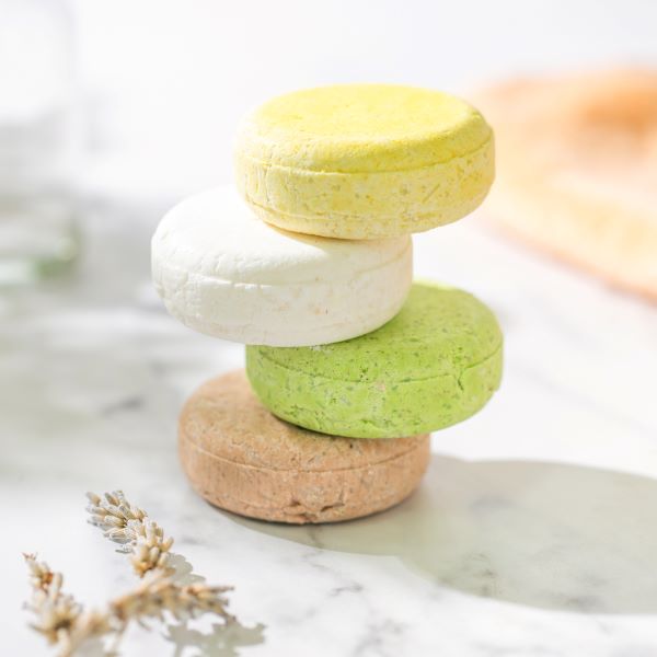 Superfly Soap shampoo bars stacked