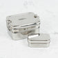 Stainless steel two tier lunch box with separate tin