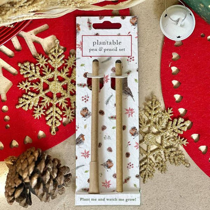 Plantable Pen & Pencil Set