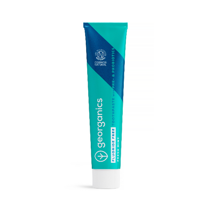 Prebiotic and probiotic toothpaste in aluminium tube