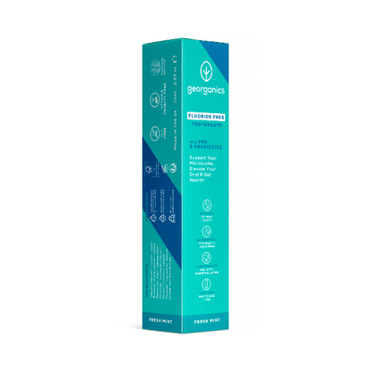 Prebiotic toothpaste cardboard packaging