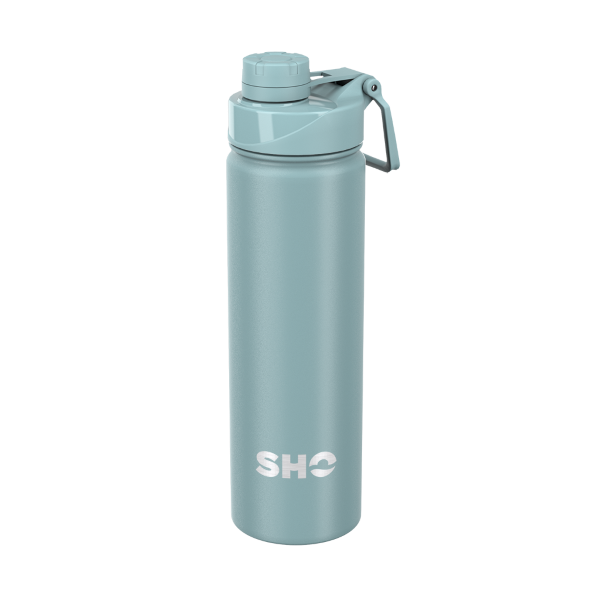 SHO sports bottle in Arctic Mist colour