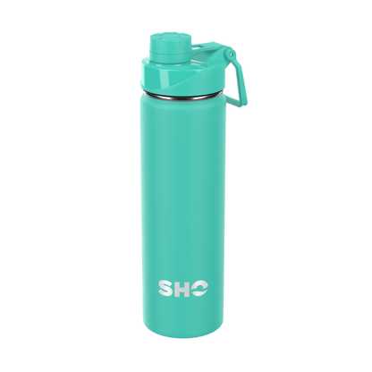 SHO sports bottle in Aqua colour