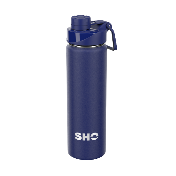 SHO sports bottle in midnight blue colour