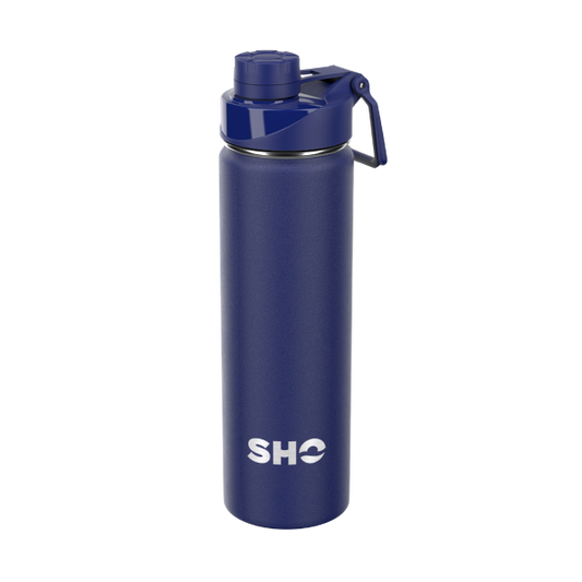 SHO sports bottle in midnight blue colour