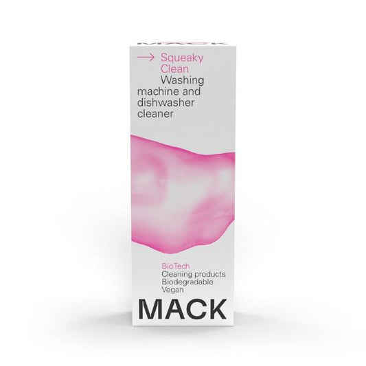 Squeaky clean washing machine and dishwasher cleaner pod inside cardboard box