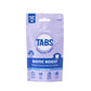 Package of Tabs Biotic Boost toothpaste tablets on a white background in paper packaging