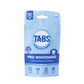 Package of Tabs Pro-whitening Boost toothpaste tablets on a white background in paper packaging