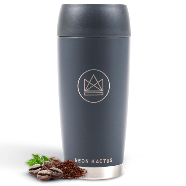 Reusable insulated drinks tumbler Grey