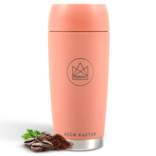 Reusable insulated drinks tumbler Pink