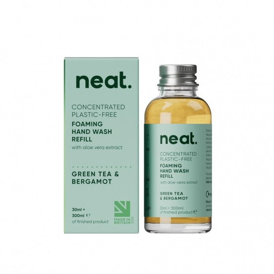 Neat foaming handwash refill bottle Green tea and bergamot