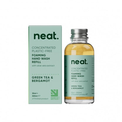 Neat foaming handwash refill bottle Green tea and bergamot
