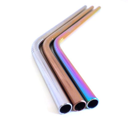 Angled straws