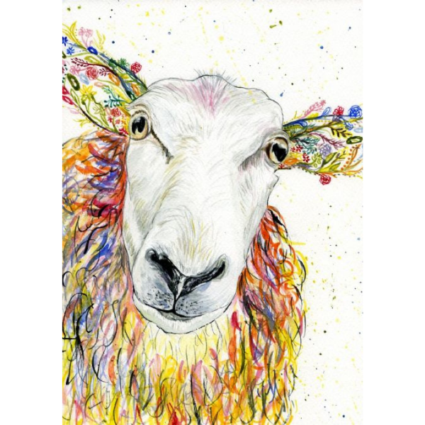 Eco-friendly card Baa Bara