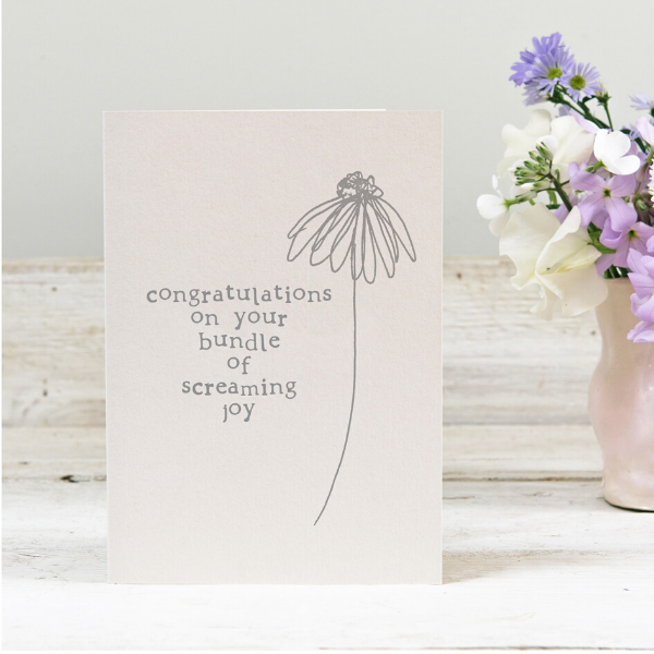 Eco card new baby screaming