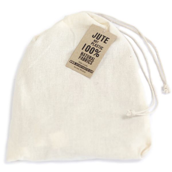 Natural jute bunting cotton bag