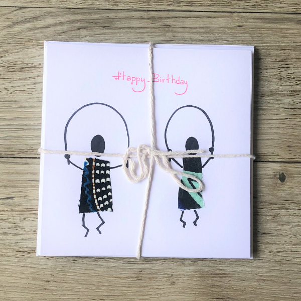 Charity birthday card set