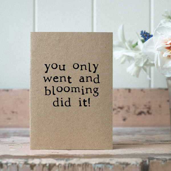 Eco card congratulations