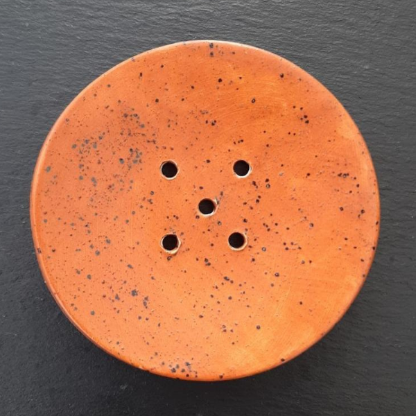 Ceramic soapdish Circular Bracken