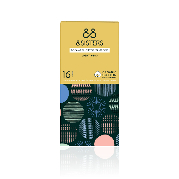 Eco-applicator tampons Light in cardboard box