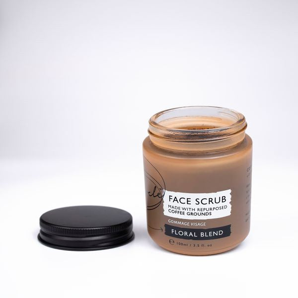 Coffee face scrub Floral blend