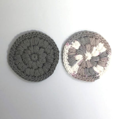 Eco-friendly face scrubbies Grey